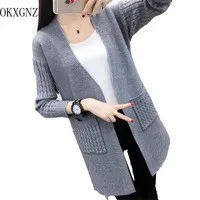 OKXGNZ-Sweater-Women-Coat-2017Spring-Han-Edition-Costume-Knit-Cardigan-V-neck-Long-Sleeve-Loose-Knit.jpg_200x200