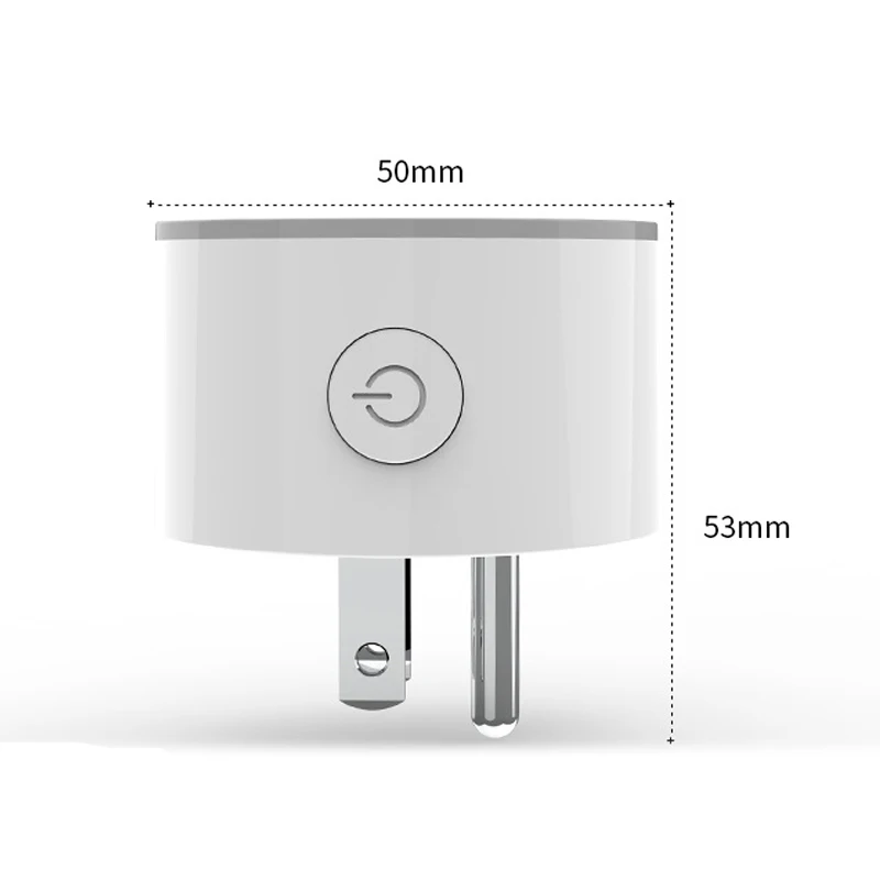 Умная розетка ASEER Wifi умная для США AC100 240V работает с Alexa Google Home Mini IFTTT голосовое