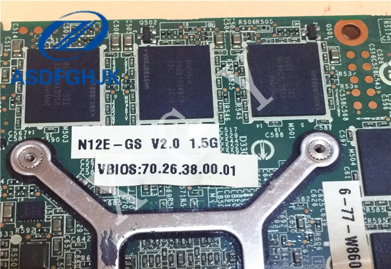 Оптовая продажа 6 77 W860L D12 M для Terrans Force CLEVO GTX560 графическая карта памяти DDR5
