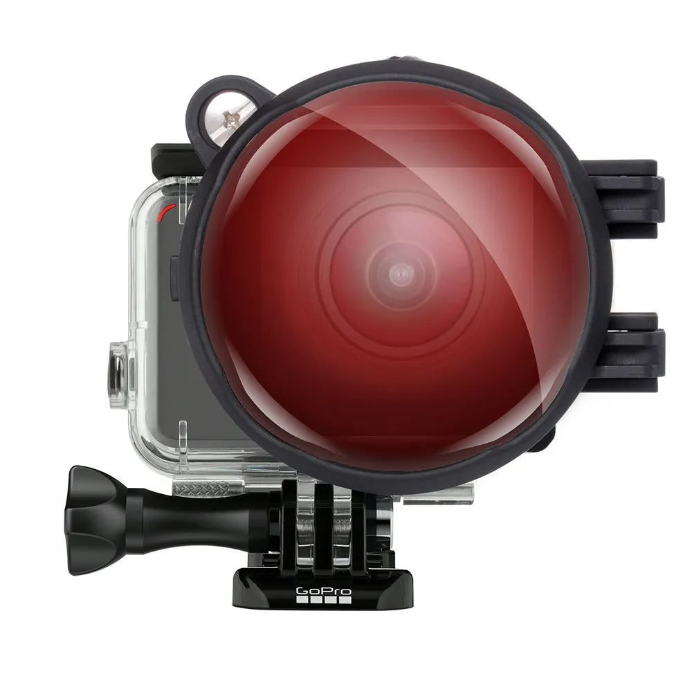  3in1 Action Camera Dive Filter Set with 16X Macro Lens for Gopro Hero 7 6 5 Black Underwater Diving
