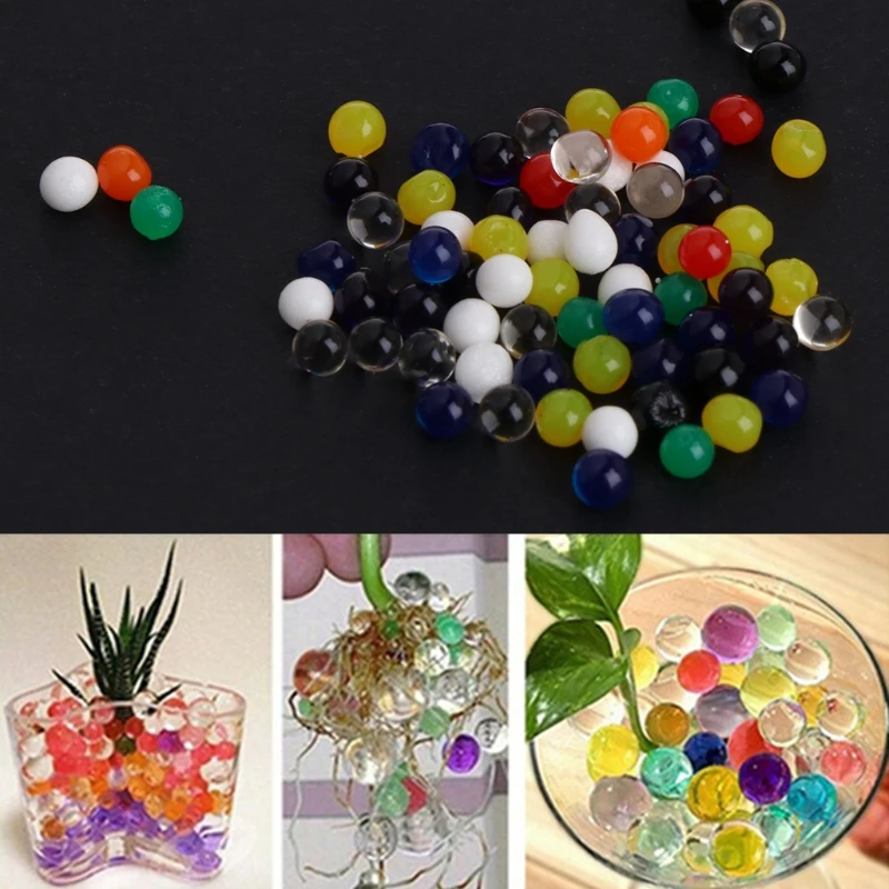 10Bag/Set Crystal Water Ball Fish Tank Beads Grow For Home Decoration
