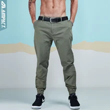 Aimpact новые мужские повседневные брюки, модные Чино штаны для бега, мужские хлопковые узкие брюки из саржи, Мужские штаны для ежедневной носки AM5016