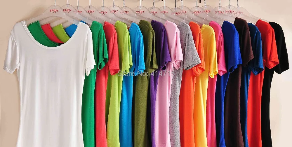 Nueva t camiseta 2017 para Mujer, Tops de verano, Camisetas de manga corta de Modal para Mujer, Camisetas de Color caramelo sólido para Mujer, Camisetas para Mujer Nueva t camiseta 2017 para Mujer, Tops de verano, Camisetas de manga corta de Modal para Mujer, Camisetas de Color caramelo sólido para Mujer, Camisetas para Mujer