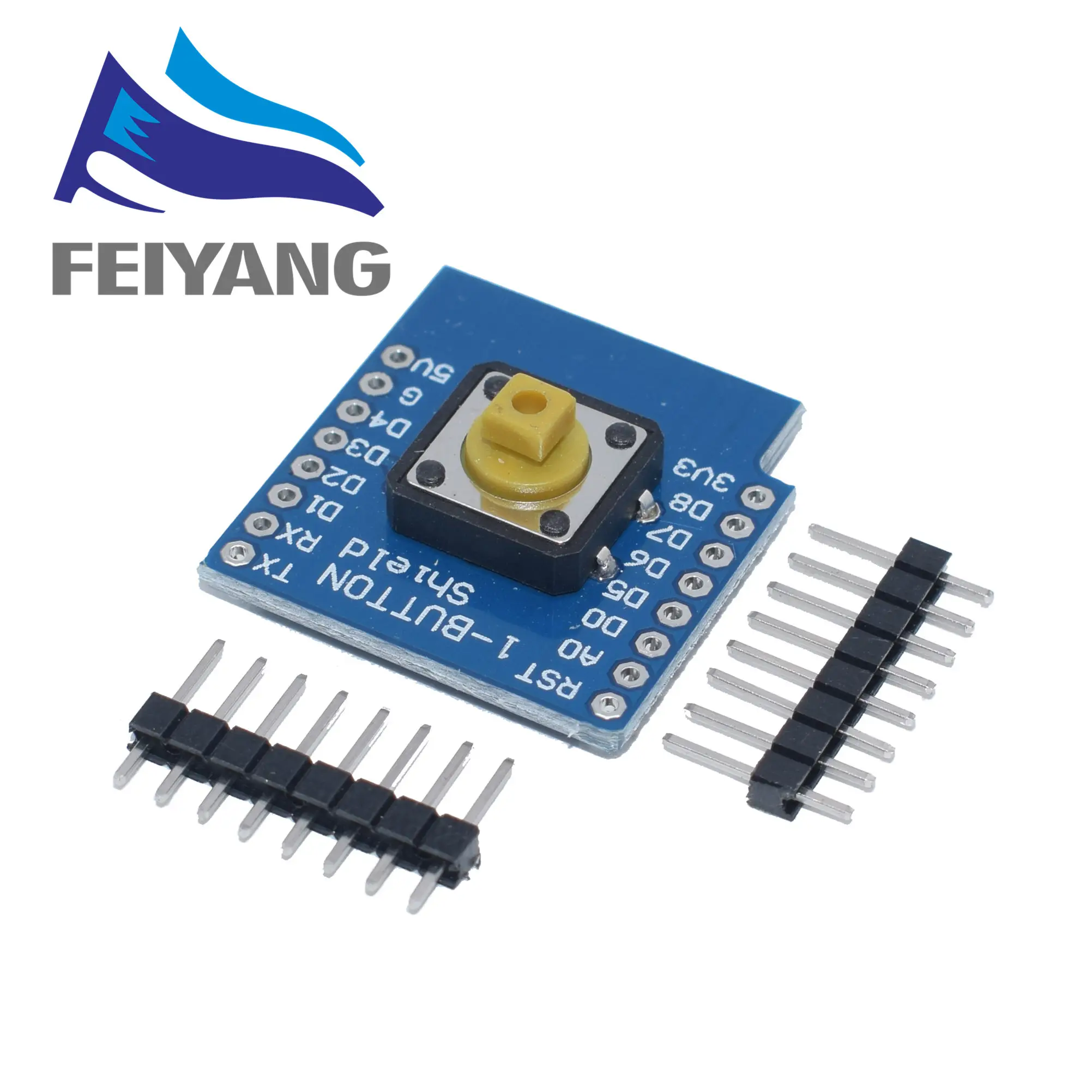 

One Button Shield For WeMos D1 Mini Button For Wemos Diy Electronic PCB Board D1 Mini Button Module With Pin