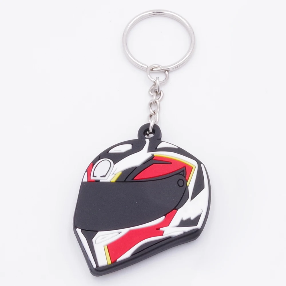 Для гоночных Honda Yamaha Motors аксессуары Мотоциклетный шлем Модель брелок Брелок
