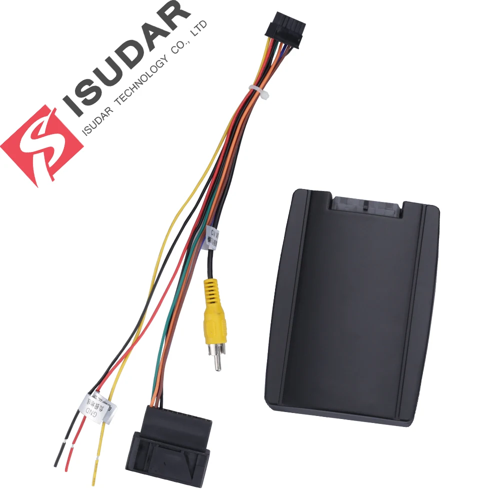 Somente terno para o dispositivo de isudar rgb adpter decorder ao conversor de sinal av cvbs caixa para oem fábrica câmera reversa para vw/volkswagen
