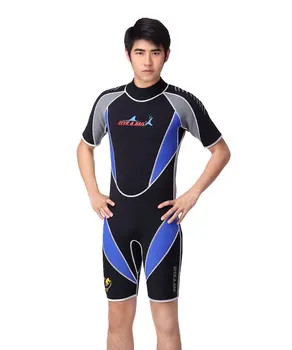 

2019 Wetsuit Swimwears Surfer UV Sun Protection UPF50+ Men's 3mm Diver Adult Shorty