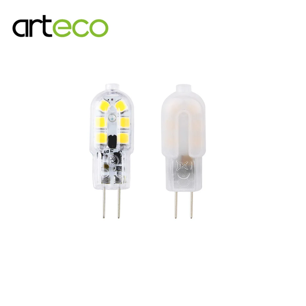

1PCS G4 LED Lamp 3W 2835SMD Warm White /White LED Bulb DC 12V / AC220V Transparent/ Milky Corn Bulb Lampada For Chandelier Light