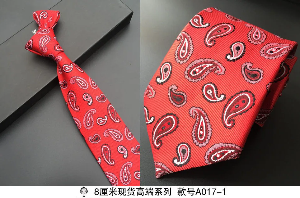 Шелковый Свадебный жаккардовый мужской галстук Галстук 8 см
