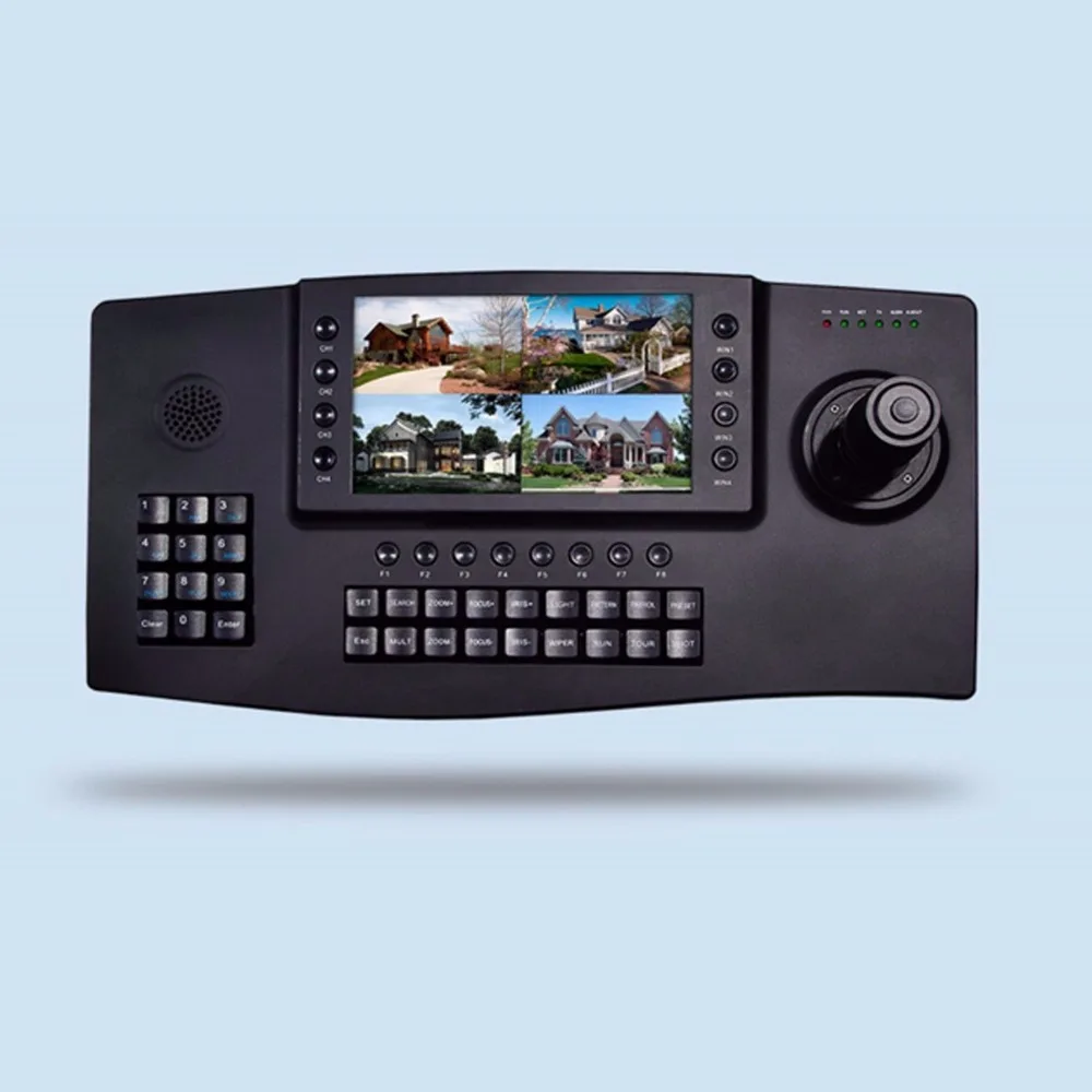 4d контроллер для клавиатуры CCTV джойстик с 7 дюймовым TFT ЖК дисплеем 4 канальный