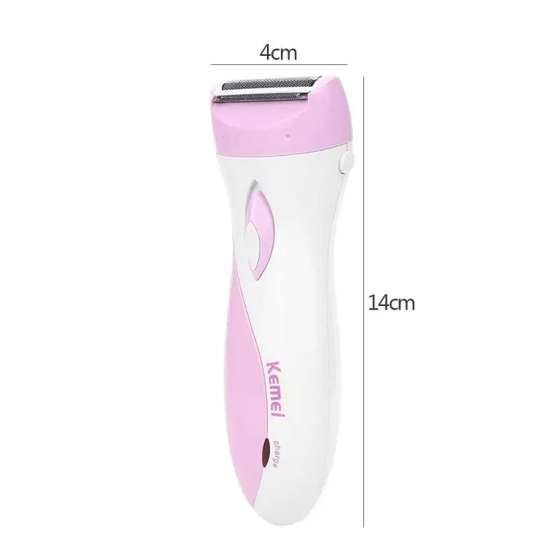 Kemei KM-3018 перезаряжаемый женский эпилятор для кожи электрическая Женская бритва Машинка для удаления волос бикини Эпилятор с триммером