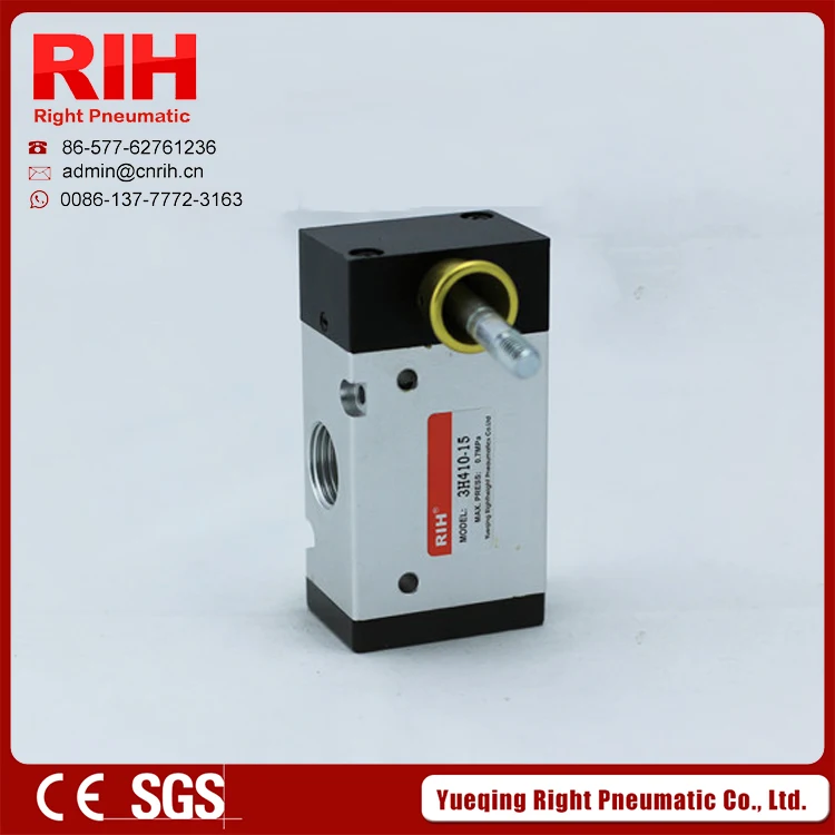 

Right Pneumatics 3H Series lever valve 3H410-15 G1/2