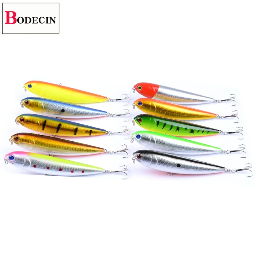 Hard Artificial Fishing Pencil Lure Topwater Wobbler For Trolling Trout 1PCS Jerkbait Tackle Sea Fake Laser Fishing Baits China (13)