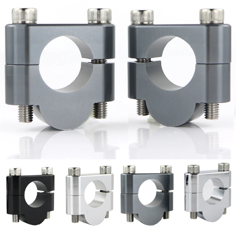 

For Polaris Predator 500 2003 2004 2005 Handlebar Risers 7/8" 22mm Mounting Clamps Motorcycle Accessories CNC Billet Aluminum