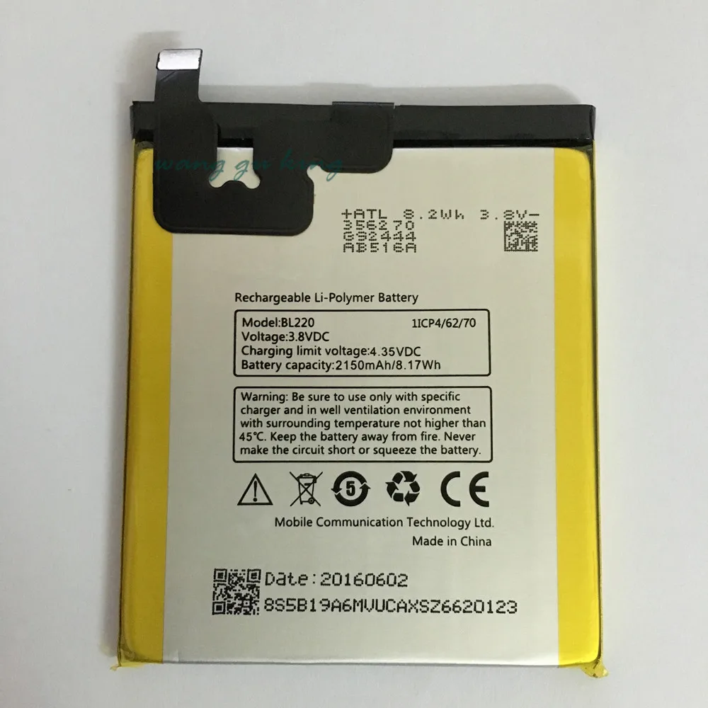 

New High Quality Battery BL220 For Lenovo S850 S850T 2150mAh 8.17wh Mobile Phone Batteries Accumulator In stock Tracking