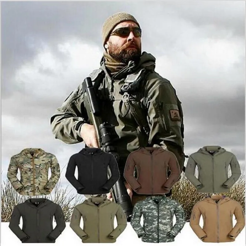 Kaufen Lurker Shark Haut Soft Shell TAD V5.0 Militärische Taktische Jacke Wasserdicht Winddicht Jagd Camouflage Armee Kleidung S 3XL