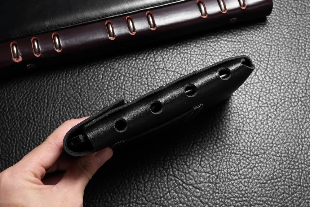 Universal Leather Belt Clip Holster Phone Pouch Case Bag for iPhone XR XS MAX Sport Holsters Cases Sleeve Cover Bag for LG (7)