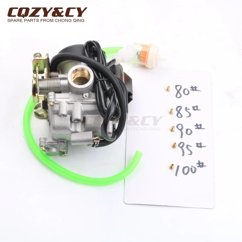 Carburador de Scooter de 20mm Pd20j para Peugeot Velocidadeluta Vivacidade Novo Tweet rs Django Kisbee V-clique 50cc 4-tempos 50 5 Automóveis e motos