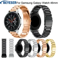 22 мм часы ремешок для samsung Galaxy часы 46 мм ремешок Нержавеющая сталь браслет для samsung Шестерни S3 классический Frontier ремешок