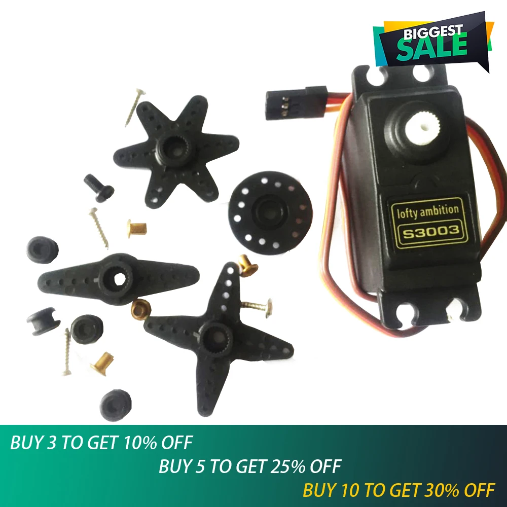 

1pcs lofty ambition 38g S3003 Standard Servo For RC Futaba HPI Tamiya Kyosho Duratrax GS racing Car truck