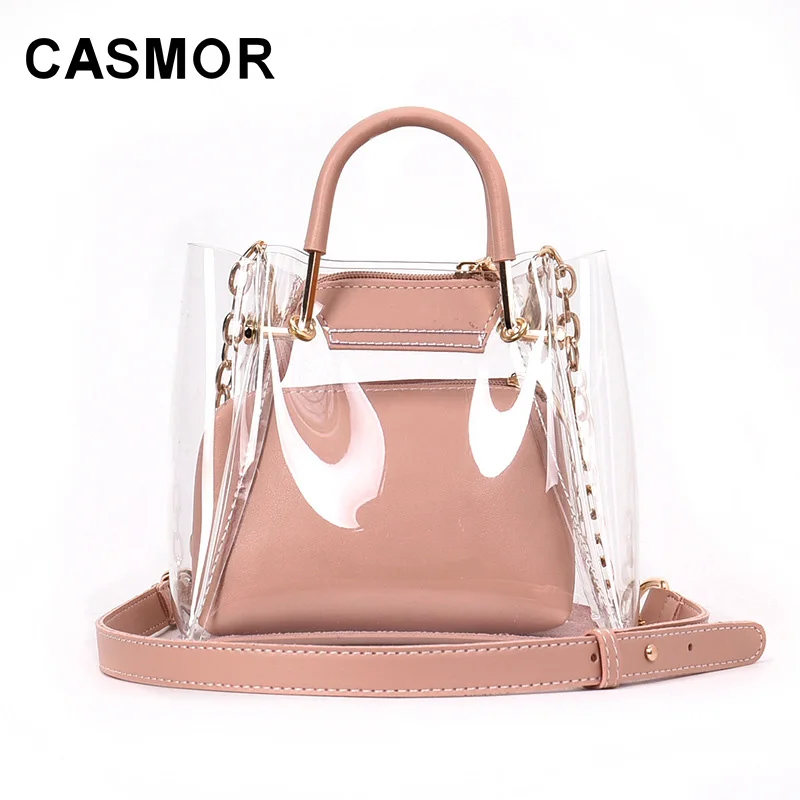 www.bagsaleusa.com : Buy CAMSOR Ladies Handbag Women Fashion Composite Messenger Bag Clear ...