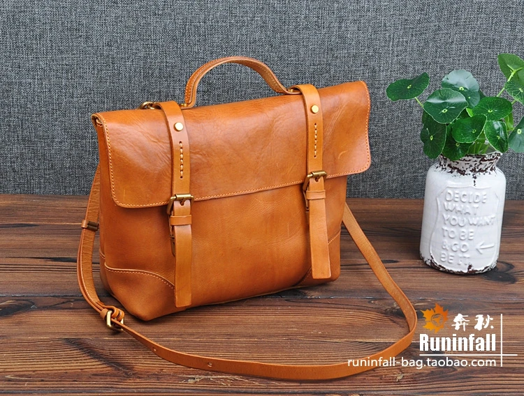 Дамская сумочка из растительного дубления в стиле ретро|cross body bags|message bagbody bag |