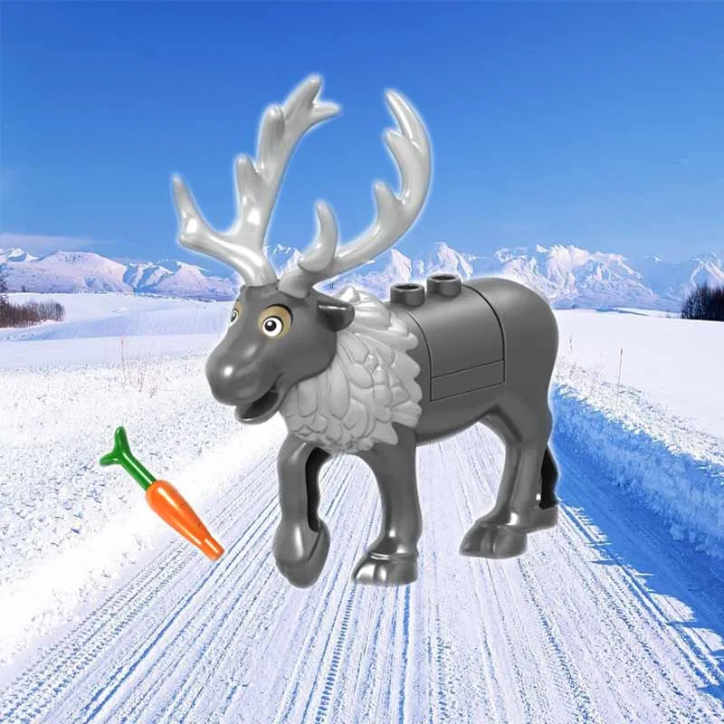 

Animal Lord of the Rings Wolf Horse Elepant Mammoth Elk Deer Figure Blocks Compatible Legoe Building Bricks Toys For Children
