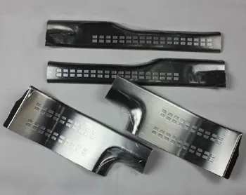 

Stainless steel External door sill Internal Scuff Plate Car accessories For 2013-2017 Mitsubishi Outlander Samurai Styling