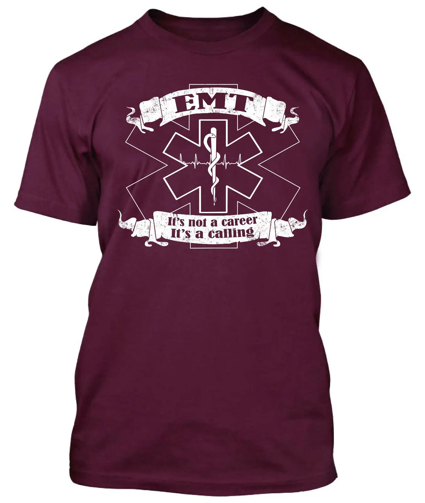 Рубашка emt Emergency Medical technic EMS star of life harajuku Мужская футболка|Футболки| |