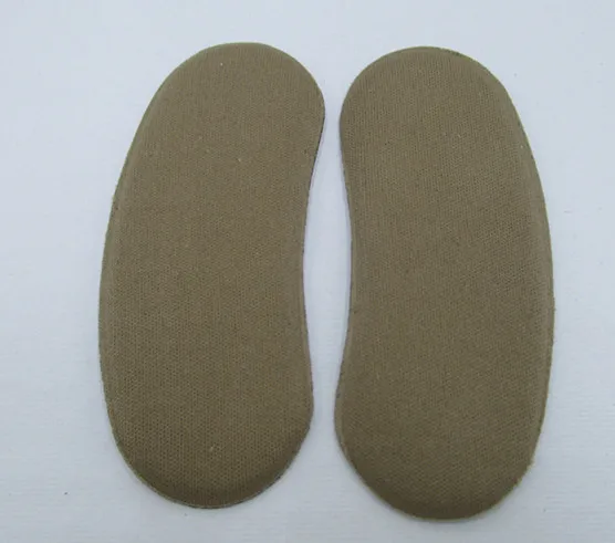 Утепленные стопы вкладыши половина двор в дополнение к обуви Размеры в Tacones боль в пятке чайный набор Crack Relief Protetor носочки с подушечками для износостойкая T047OLD - Цвет: brown