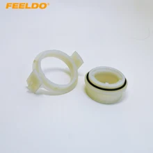 FEELDO 2 шт. Автомобильная ксеноновая D2S ближнего и дальнего света лампы Установка гнездовые адаптеры для BMW E46 3-ей серии(Type2)# AM1054