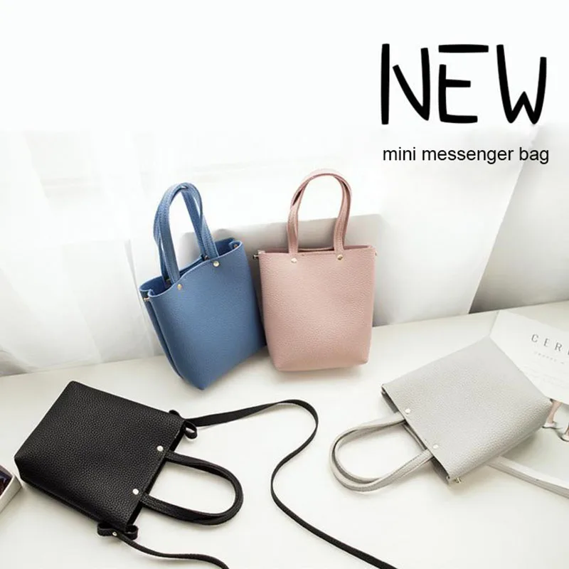 

Casual Mini Women Messenger Bag Fashion PU Leather Female Shoulder Crossbody Bag Small Mobile Handbag Purse Bolsa Feminina Sac