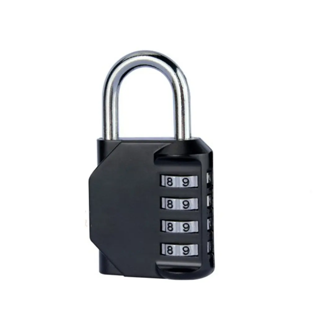 

4 Digit Password Lock Gym School Locker Security Lock Suitcase Luggage Coded Lock Cupboard Cabinet Locker Padlock Drop Shipping