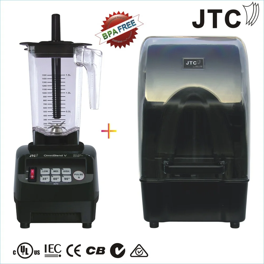 

Blender+Sound enclosure box with BPA free jar, Model:TM-800AQT, Black, FREE SHIPPING, 100% GUARANTEED NO. 1 QUALITY IN THE WORLD