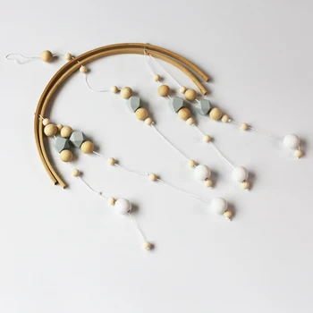 

Baby Mobile Hanging Rattles Toys Wind-up Music Box Hanger DIY Hanging Baby Crib Mobile Bed Bell Toy Holder Arm Bracket 2
