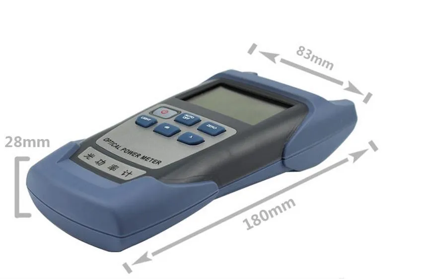 High Precision Optical Power Meter Fiber Testing Tools Wiring Light Decay Tester