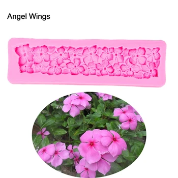 

Angel Wings Food grade 3D fondant cake silicone mold Flower lace shaped for Reverse forming chocolate decoration tools F1216