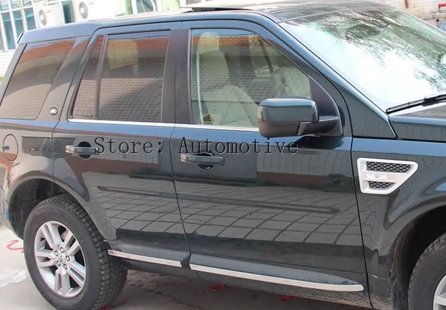Высокое качество 304 нержавеющая сталь окна литья отделка для Land Rover freelander 2 2008- аксессуары автомобиль Стайлинг набор из 4 шт