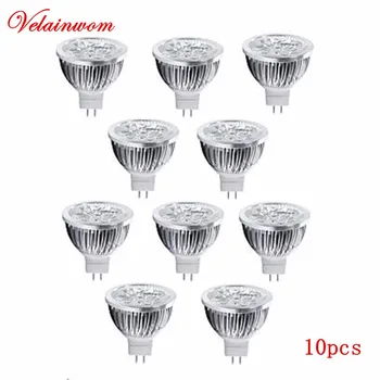 12 V LED Lamp MR16 Spot 3 W 4 W 5 W High Power Led Warm/Koel Wit LED Lamp Gratis Shippinng 10 stks/partij