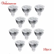 12v led lâmpada mr16 holofote 3w 4w 5w luz de led de alta potência quente/fria branca lâmpada led livre shippinng 10 pçs/lote