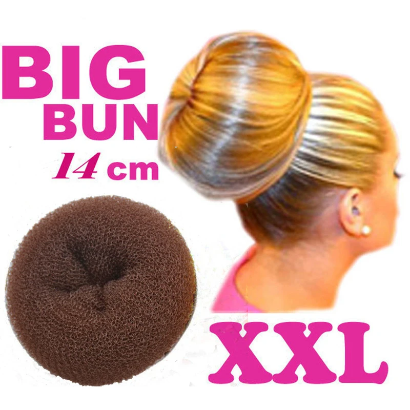 Women Hair Styling Sponge Big Bun Large Hair Bun Ring Princess