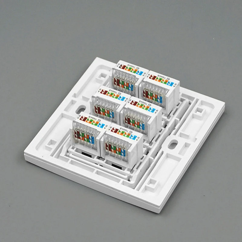 6 RJ45 wall panel pic 2