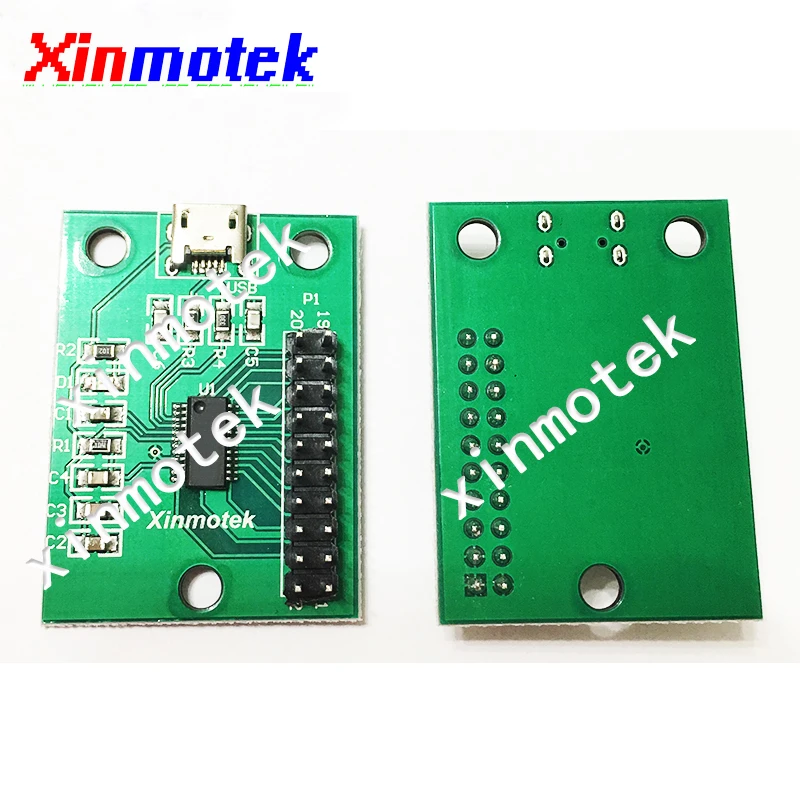 20PCS of Xinmotek XM-08 Only PCB Without Wire 1 Player Arcade Game Controller For PS3 PC  Raspberry Pi, Zero Delay USB Encoder