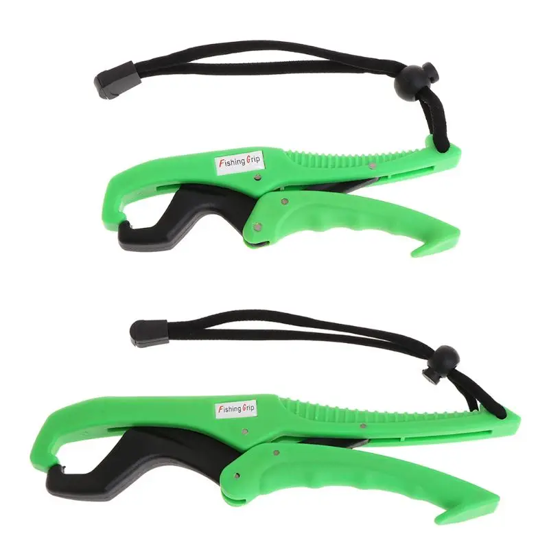 

Lip Gripper Fishing Tackle Fish Holder Plastic Grippers Outdoor Fishing Tackle Practical Rope Anti-drop Clamp Controller Pliers