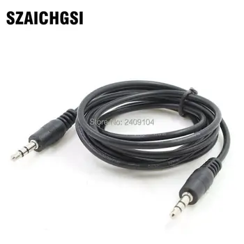 

SZAICHGSI 1m Car 3.5 Aux Cable male to male Audio Cable for Apple iphone 6 plus 6S 5 HTC Guitar Laptop PC wholesale 100pcs