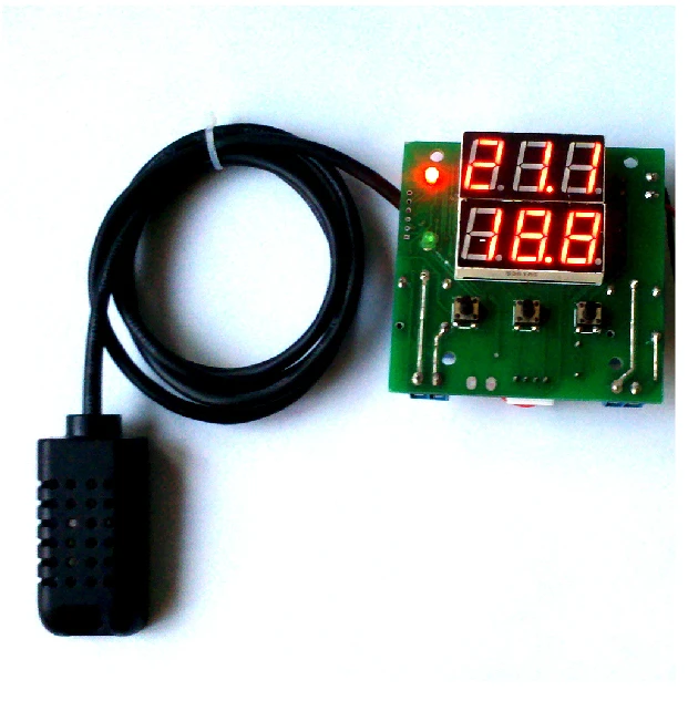 

Dual display intelligent temperature humidity controller control board meter