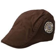 HUOBAO, летние модные мужские береты, шапка, вышивка, хлопок, козырек, шапки, винтажные, плоские, повседневные, регулируемые, берет для мужчин