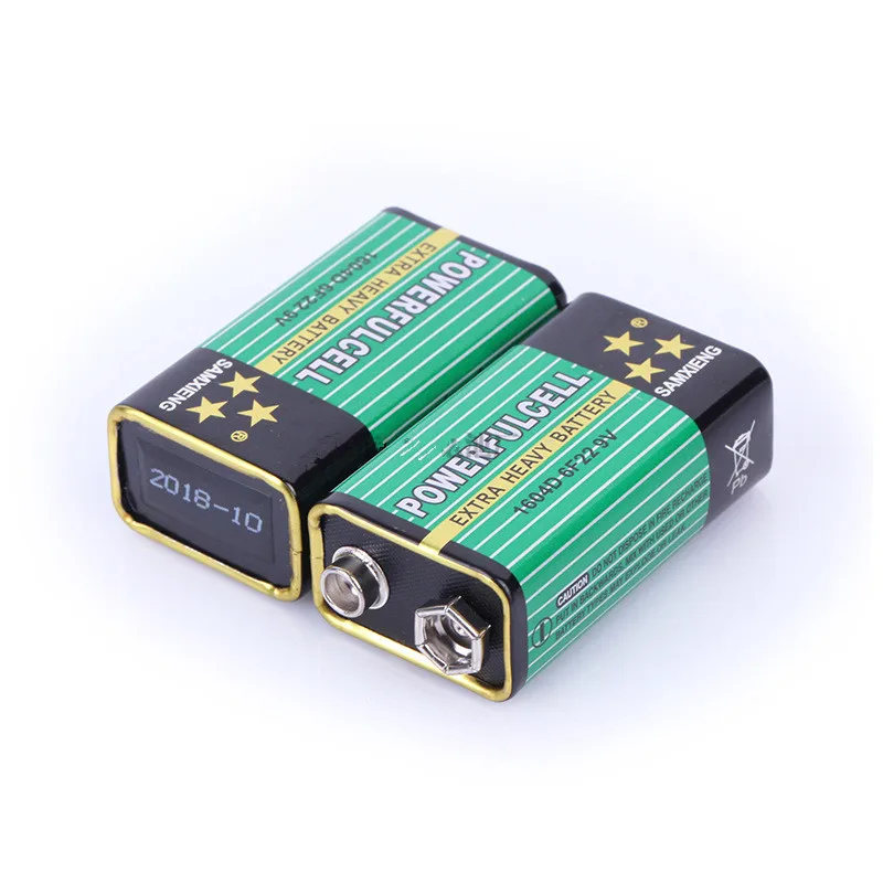 Аккумулятор 10x6F22 PPP3 6lr61 9 V супер сверхмощные сухие батареи не перезаряжаемые для радио, камеры, игрушек и т. д