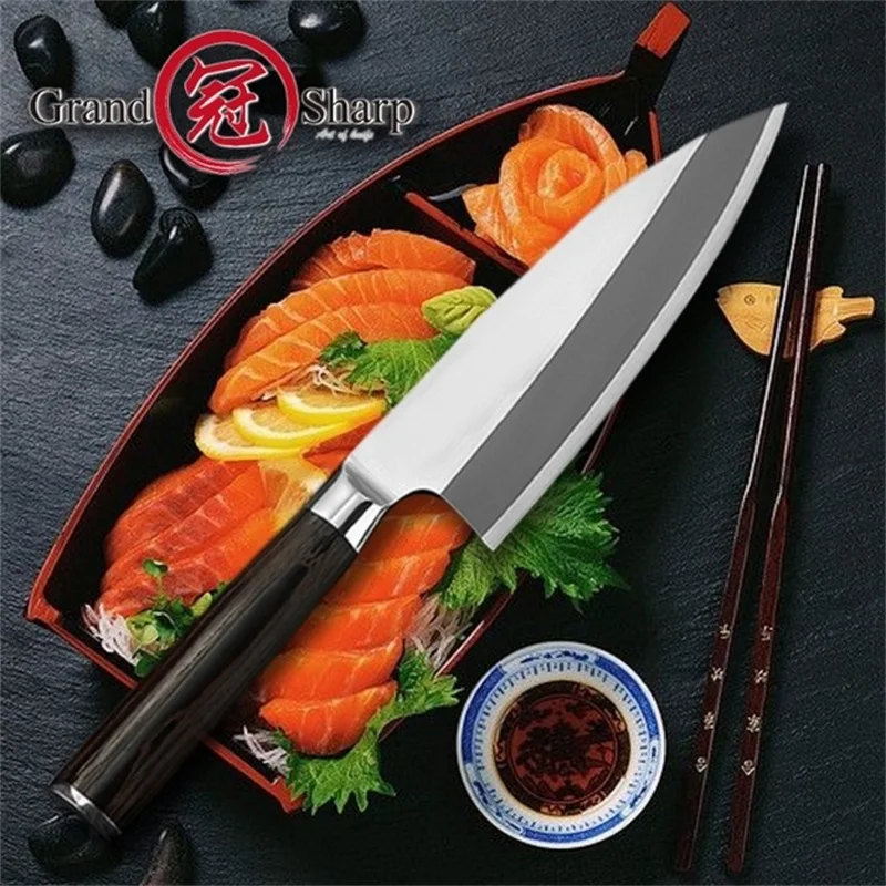 Japanese Deba Knife 6.5 Inch Stainless Steel Cutting Fish Knife High