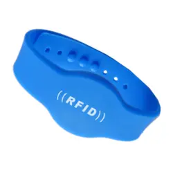 500 шт. Водонепроницаемый силиконовые 125 кГц TK4100 rfid-браслеты RFID смарт-браслет наручная метка